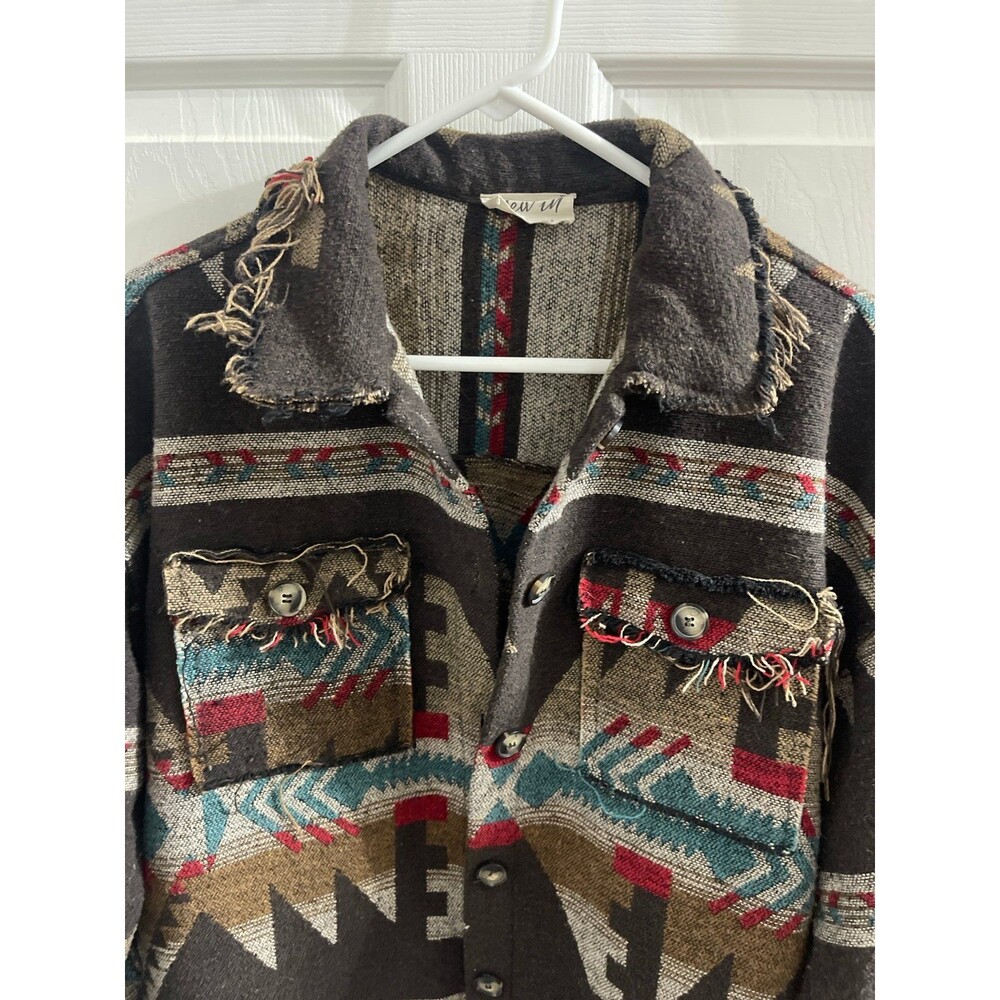 New In Brand Aztec Shacket Size Small - Picture 5 of 8